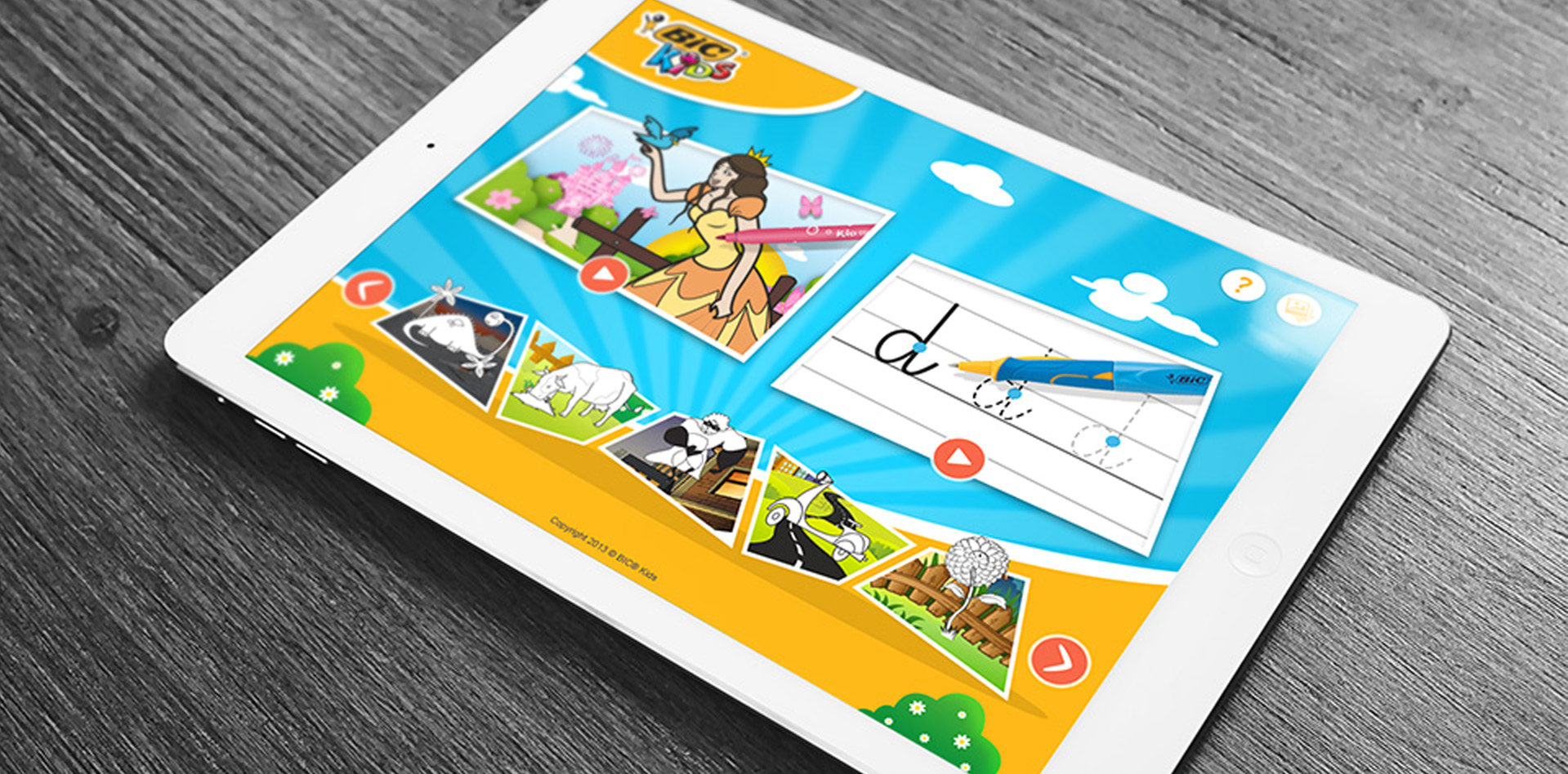 Appli BIC KIDS - Agence F+