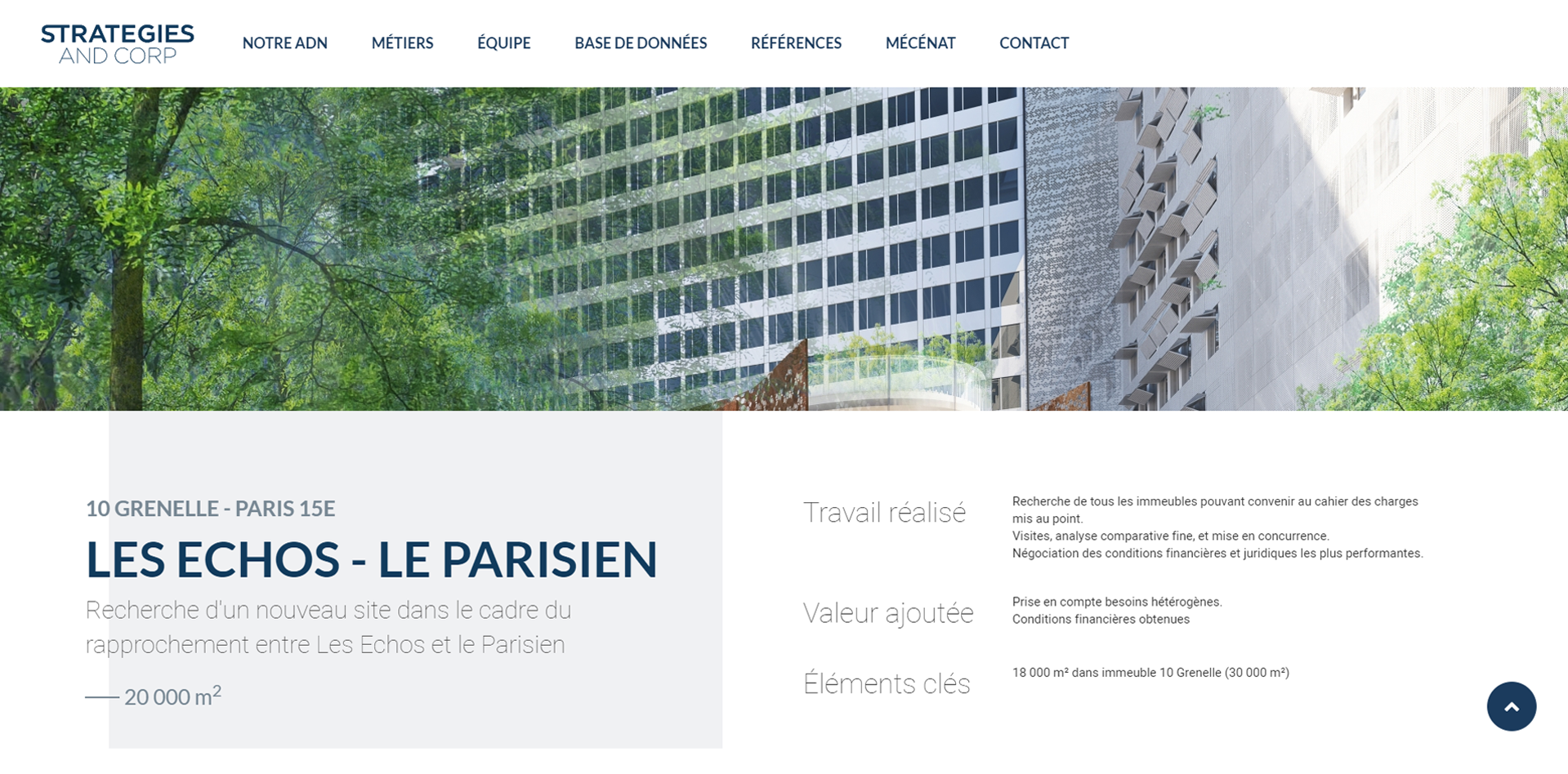 Site strategies and corp - Agence F+